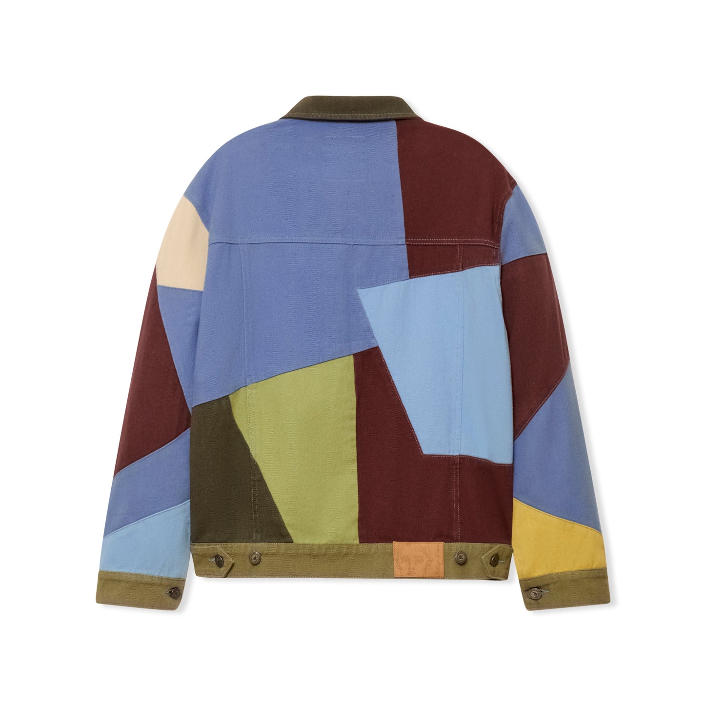 Boy & Girl Doodles Patchwork Jacket [Multi]