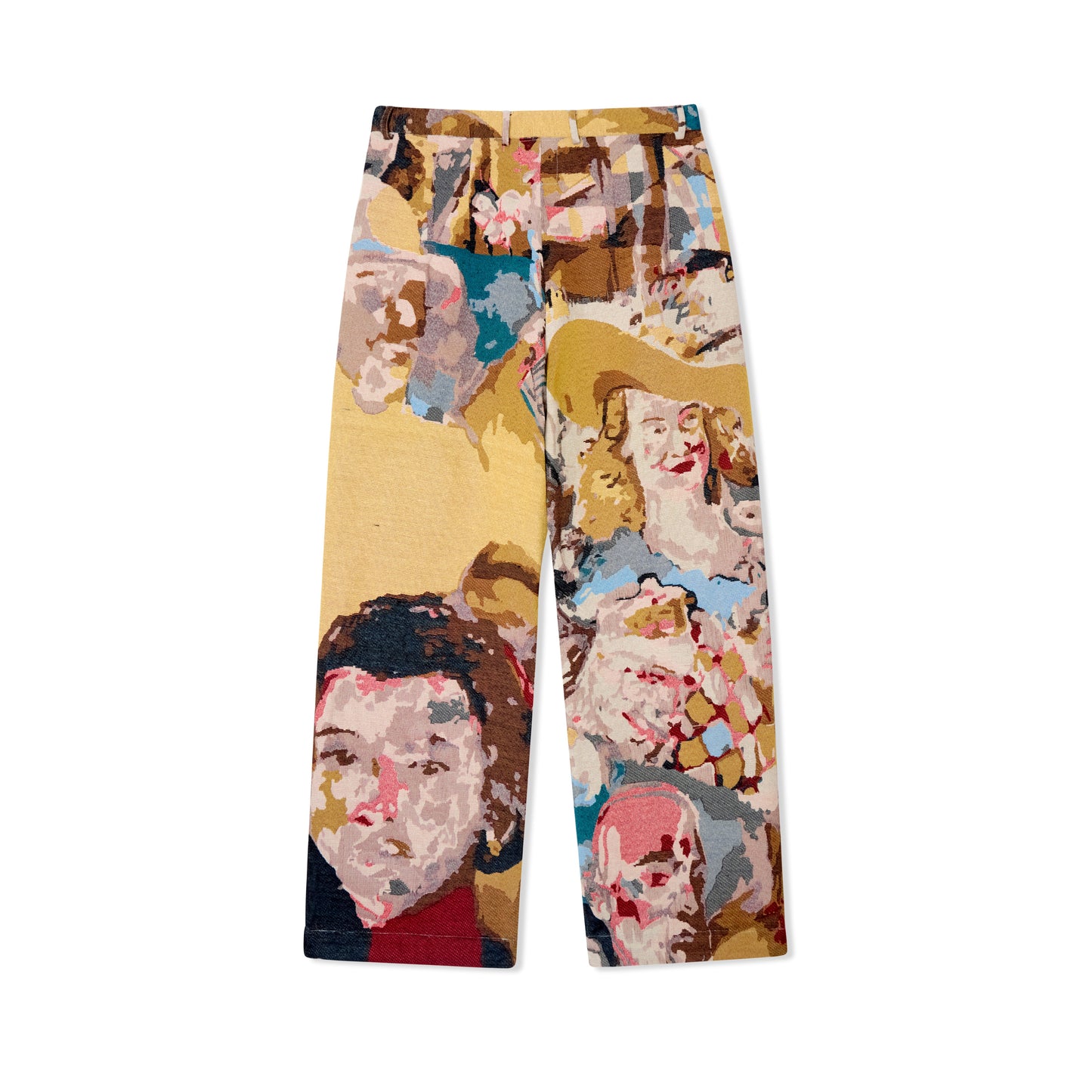Jacquard Paintings Double Pleated Trouser [Multi]