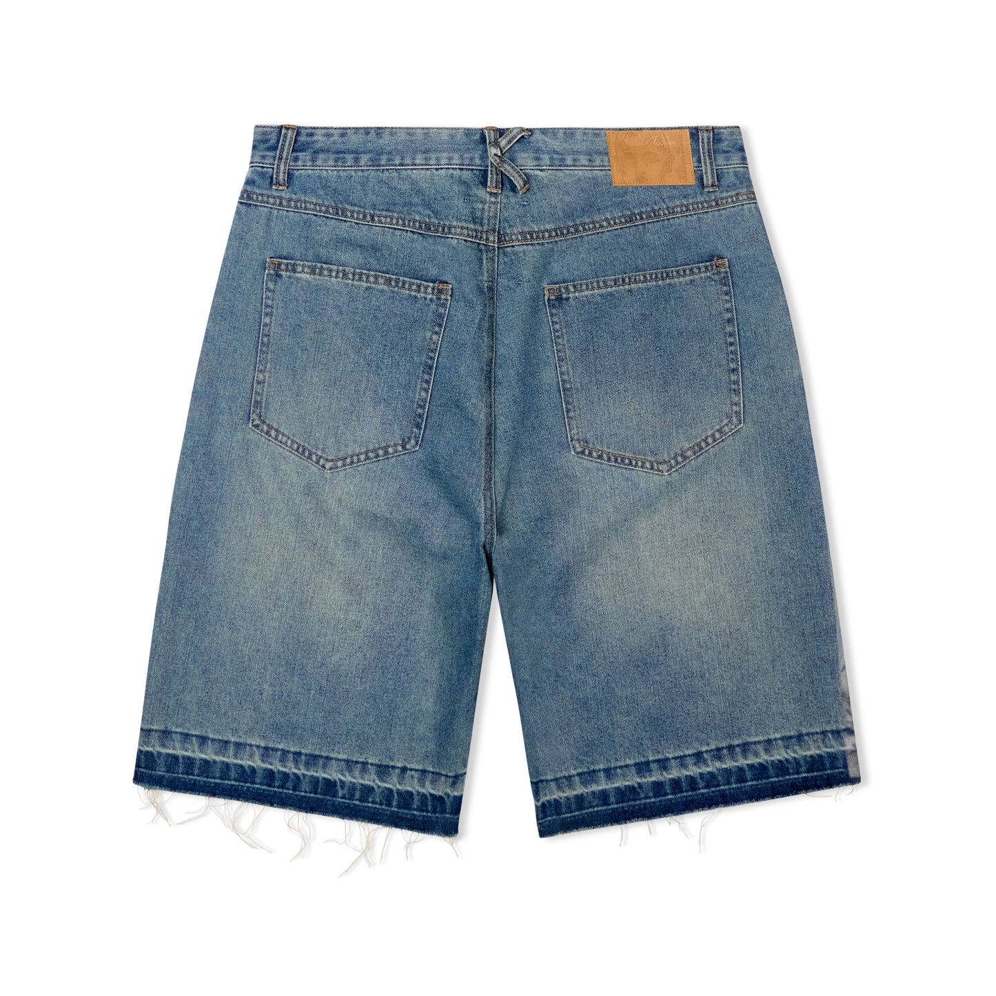 Painted Panel Shorts [Light Wash]