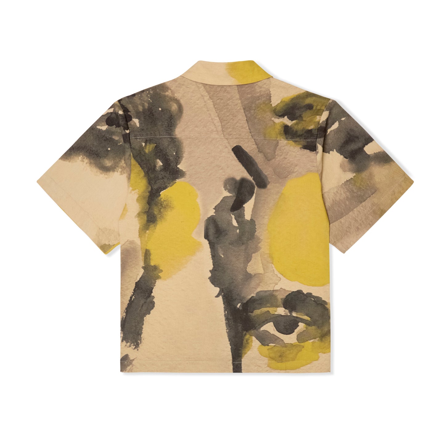 Watercolor Face Camp Shirt [Multi]
