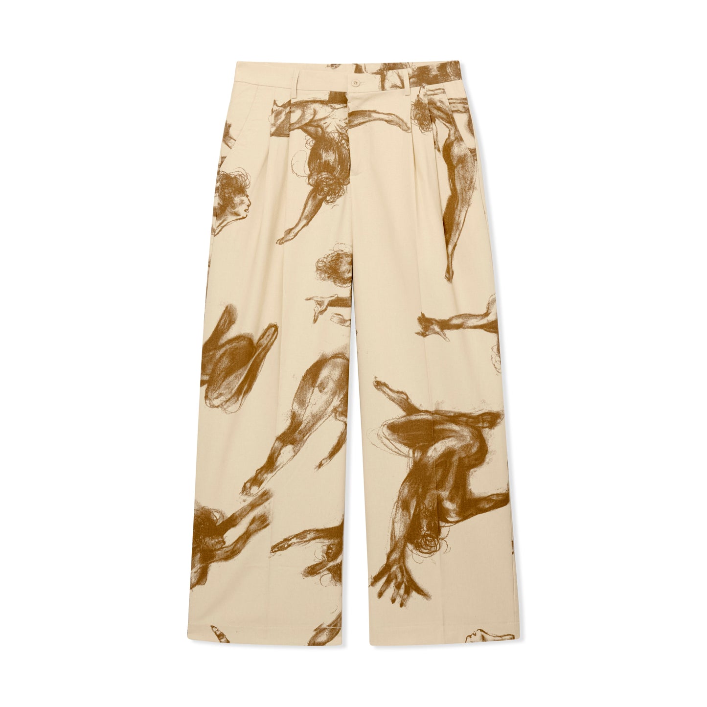 Trapeze Suit Bottom [Cream]