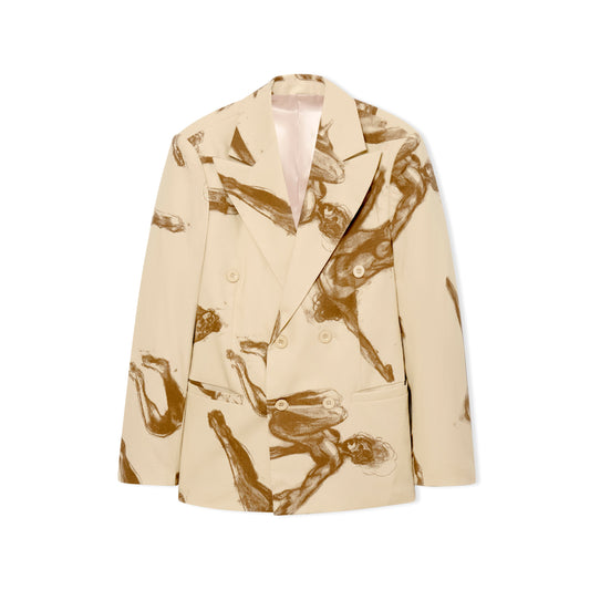 Trapeze Suit Top [Cream]