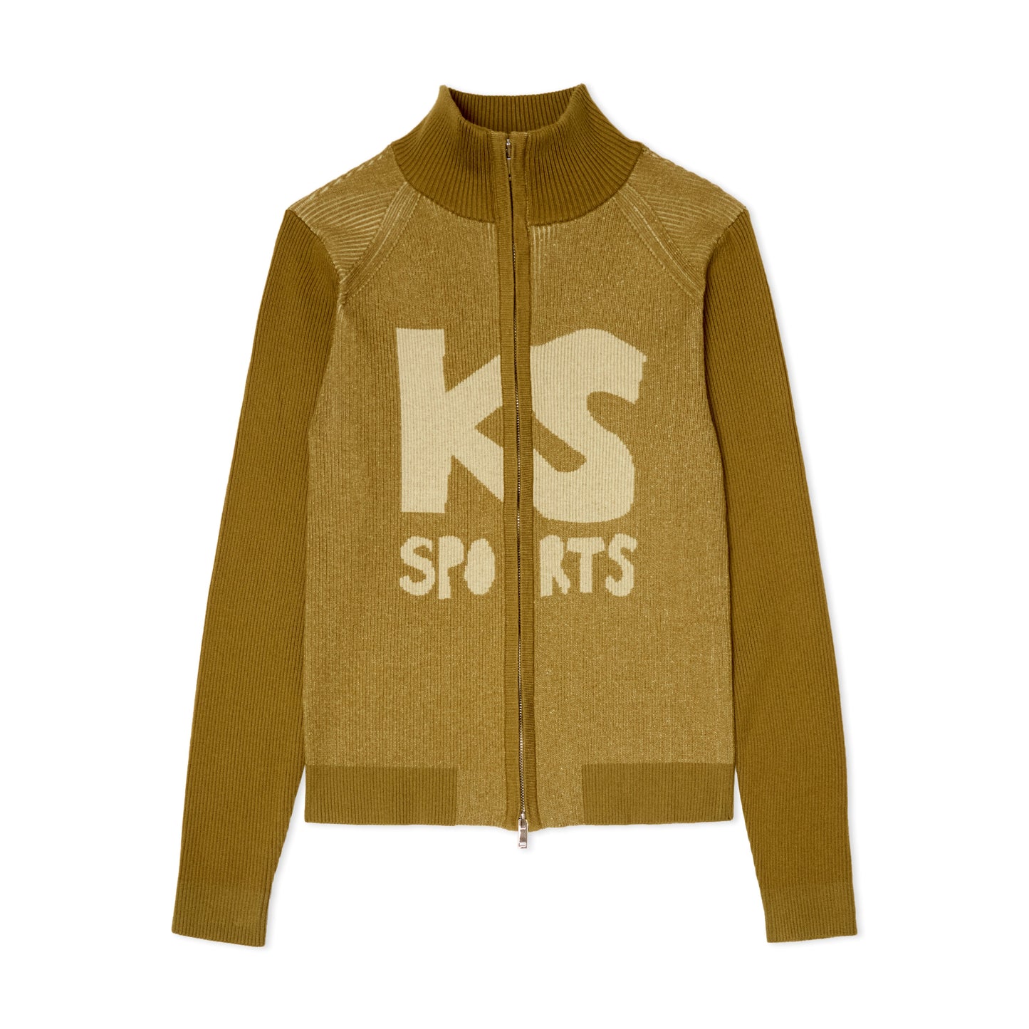 Retro Rib KS Sports Zip Up [Yellow]