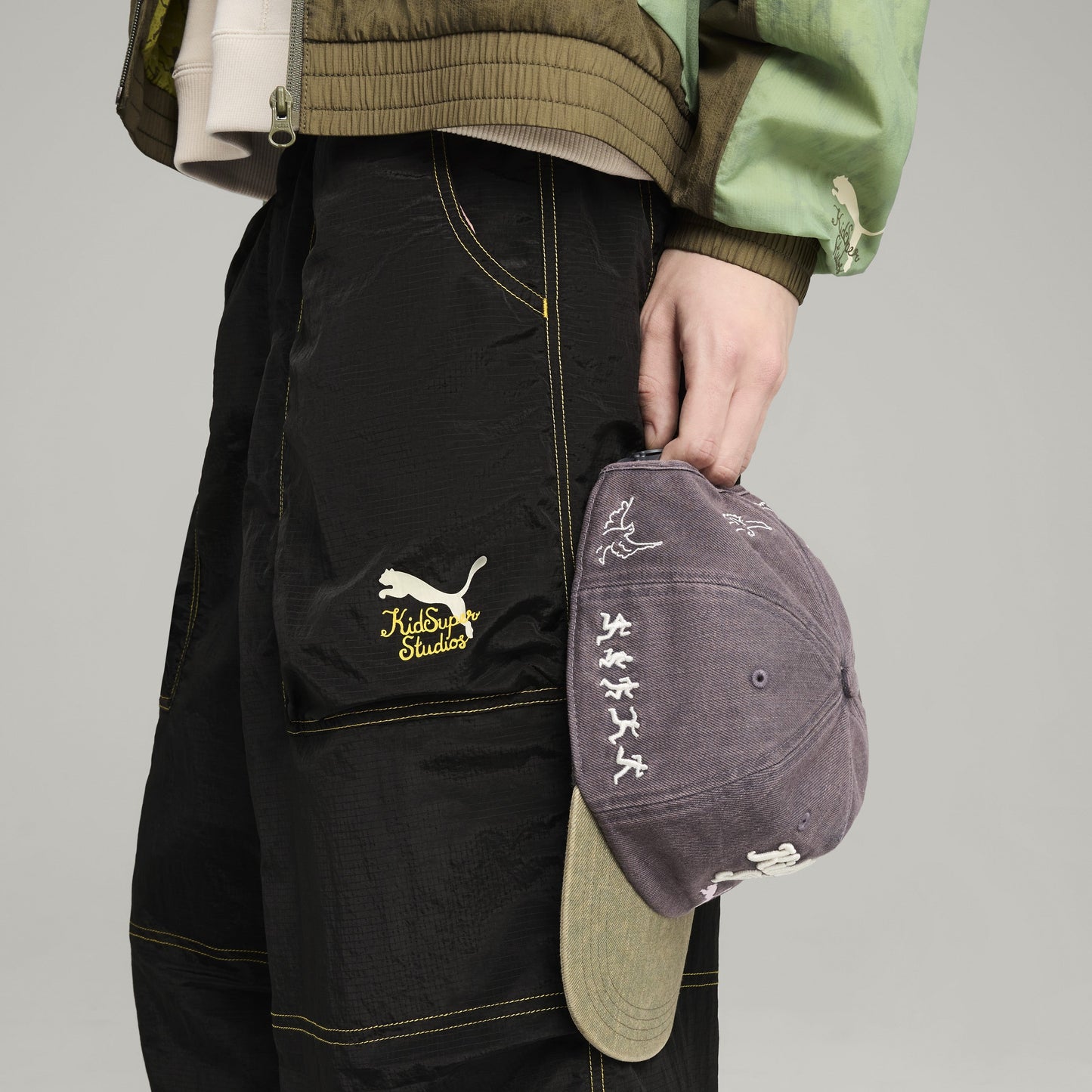 PUMA X KIDSUPER BB CAP [Dark Coal]