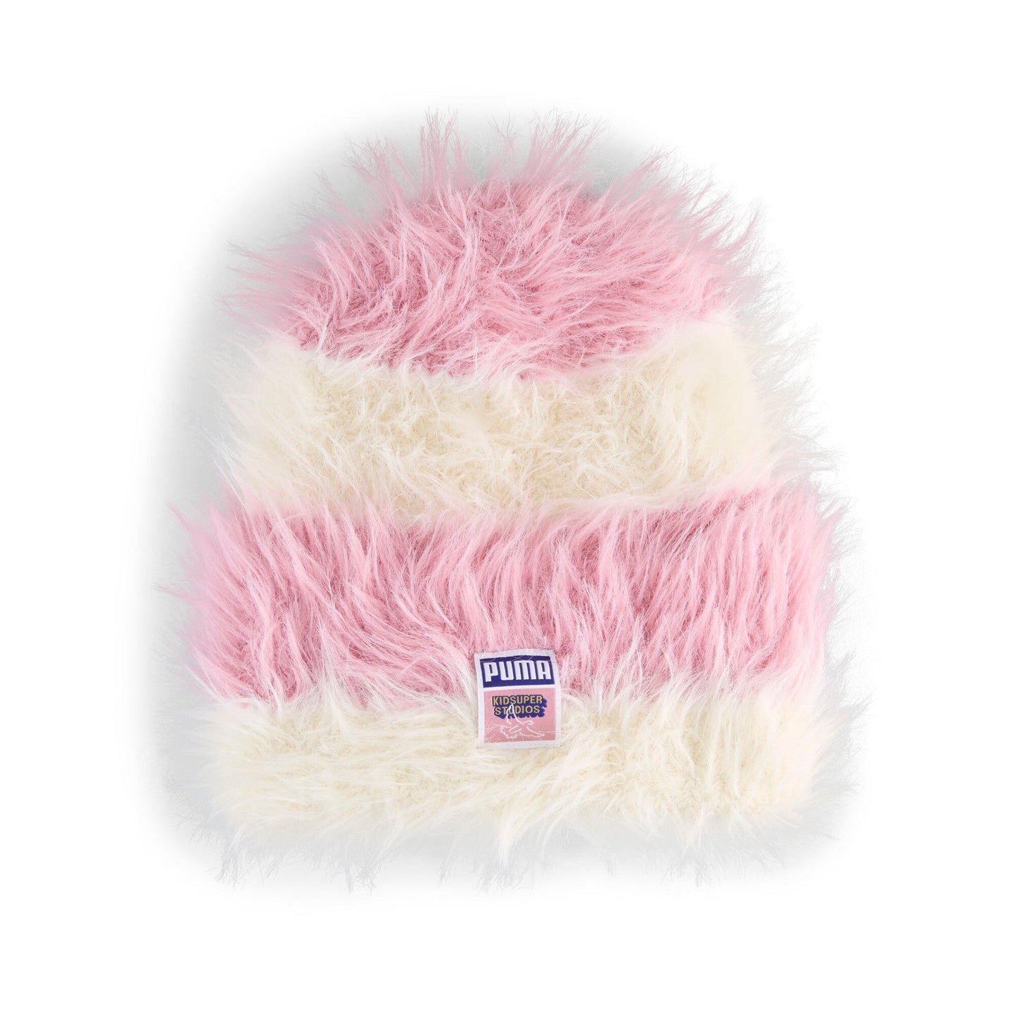 PUMA X KIDSUPER HIGH CROWN BEANIE [Poised Pink/Alpine Snow]