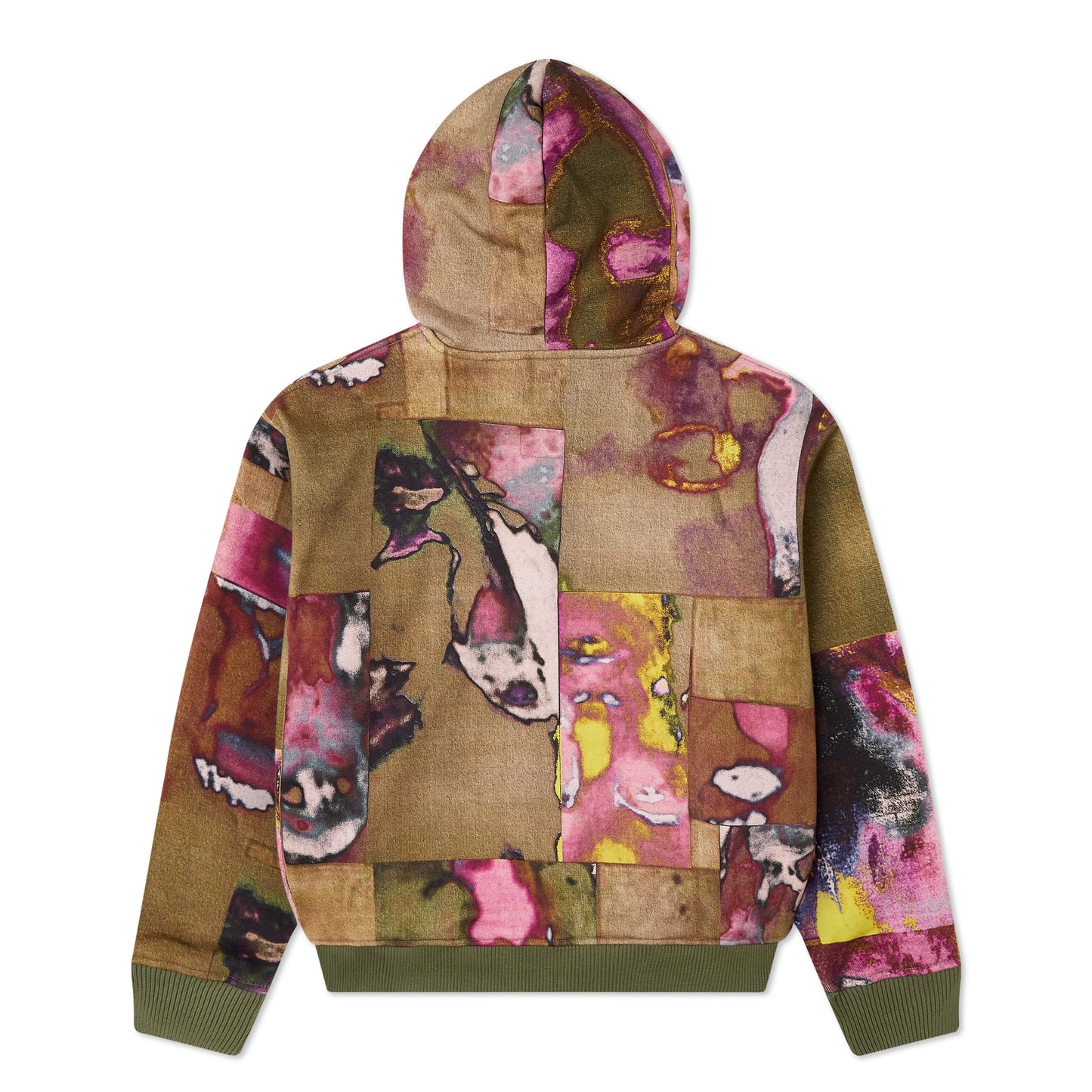 Faces Collage Heavyweight Zip Hoodie [Multi]