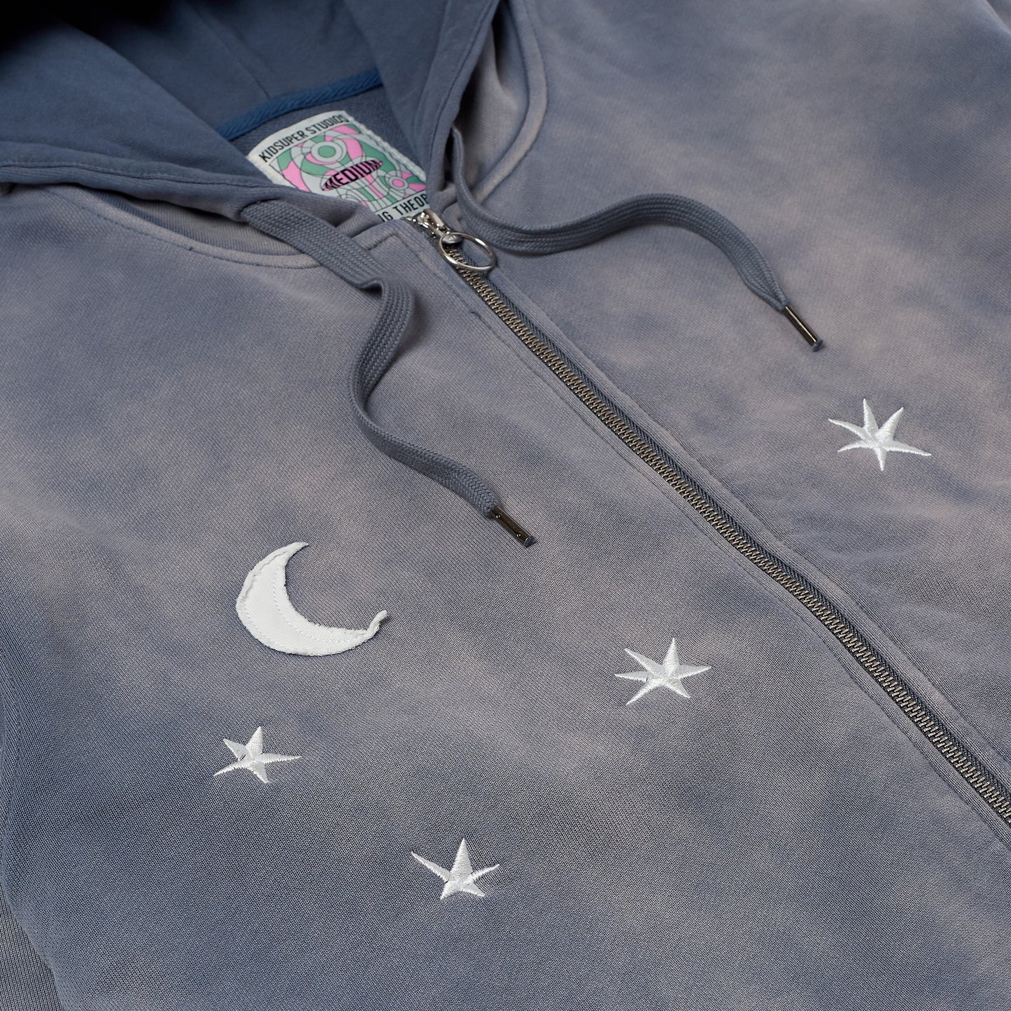 Moon Heavyweight Zip Up Hoodie [Shale]
