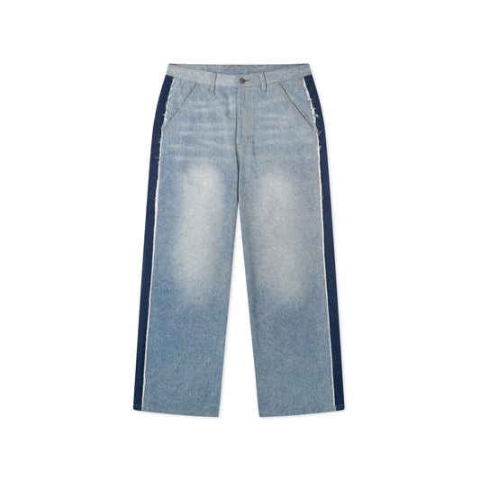 Ronaldinho x KidSuper Denim Stripe Jeans [Washed Blue]