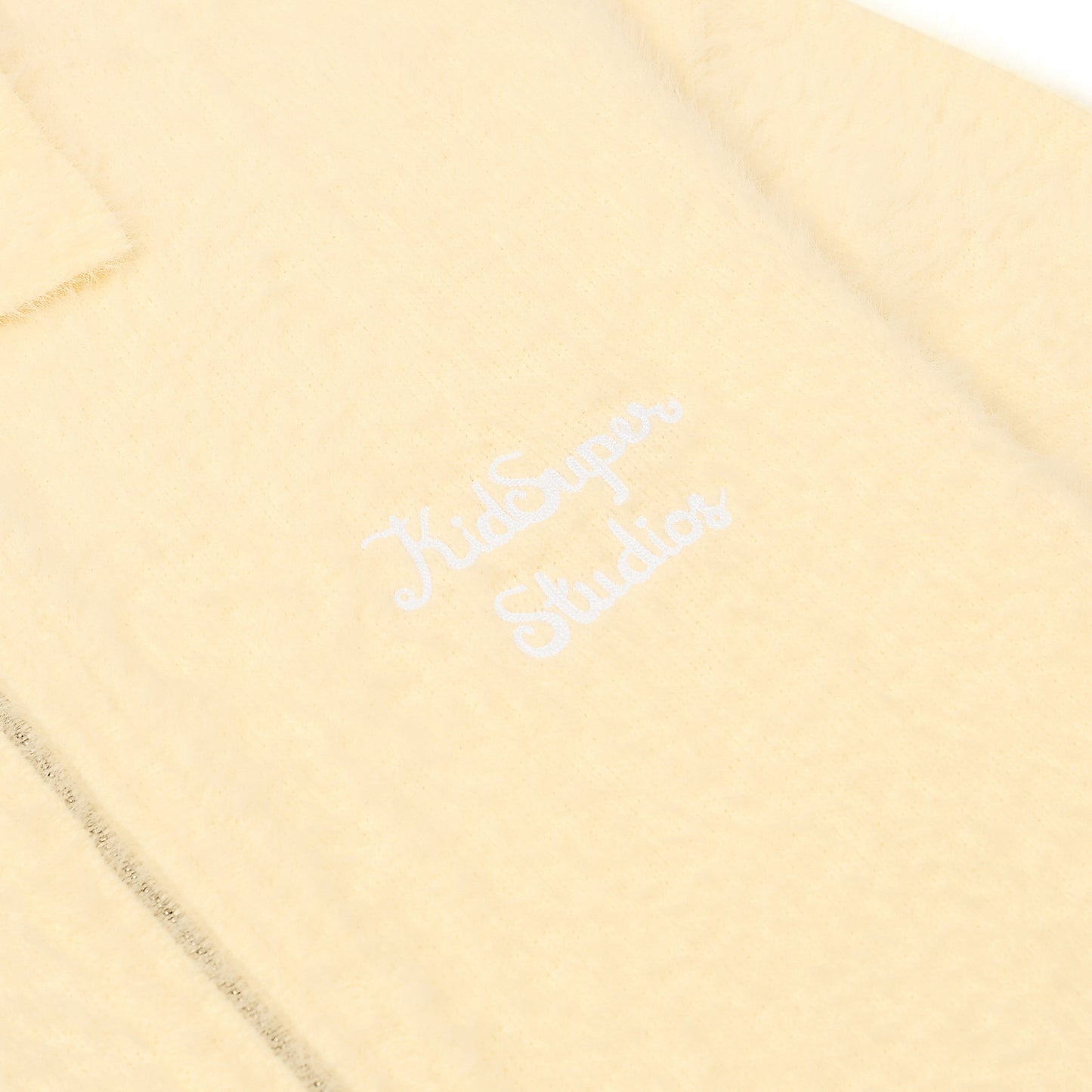 Fuzzy Zip Up [Cream]