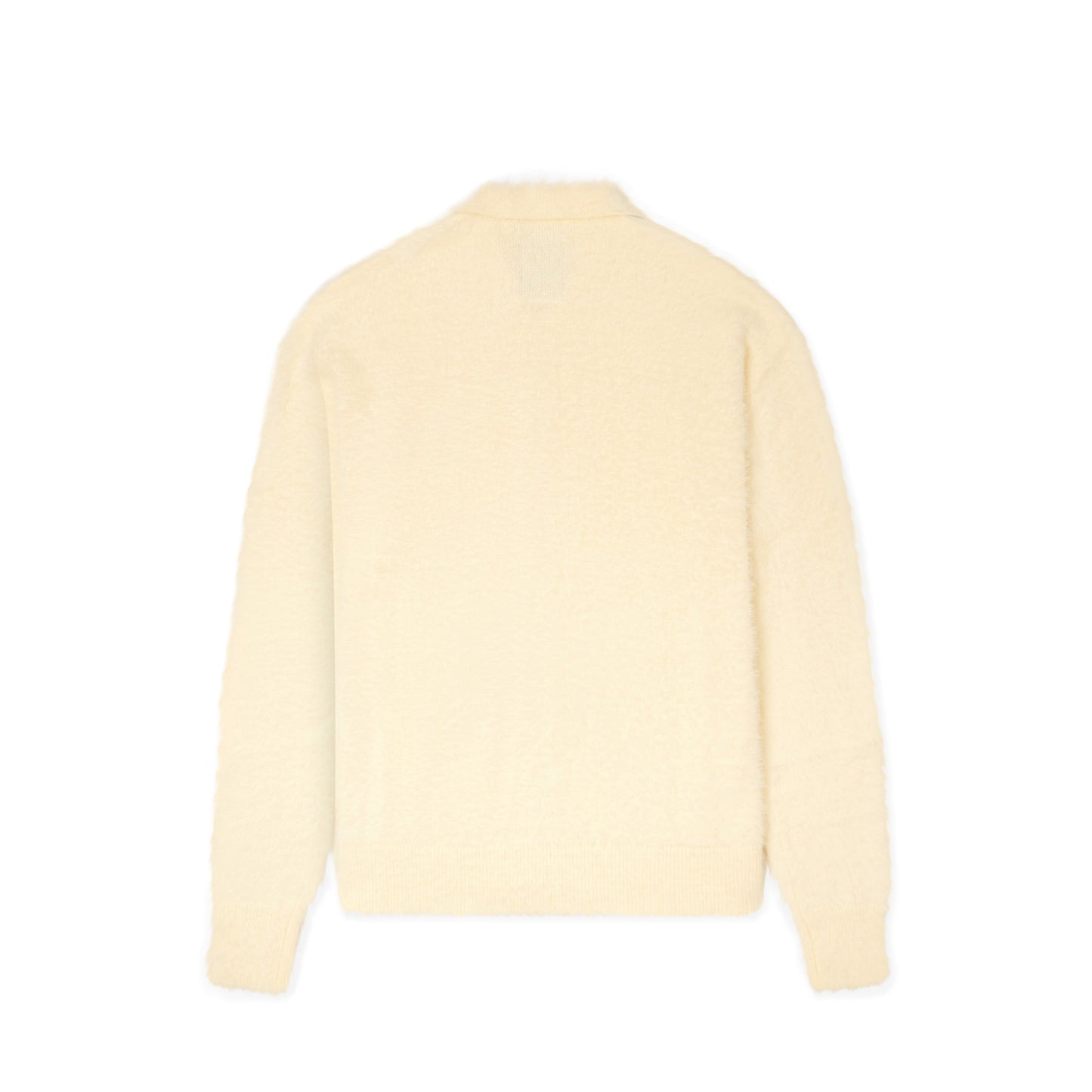 Fuzzy Zip Up [Cream]