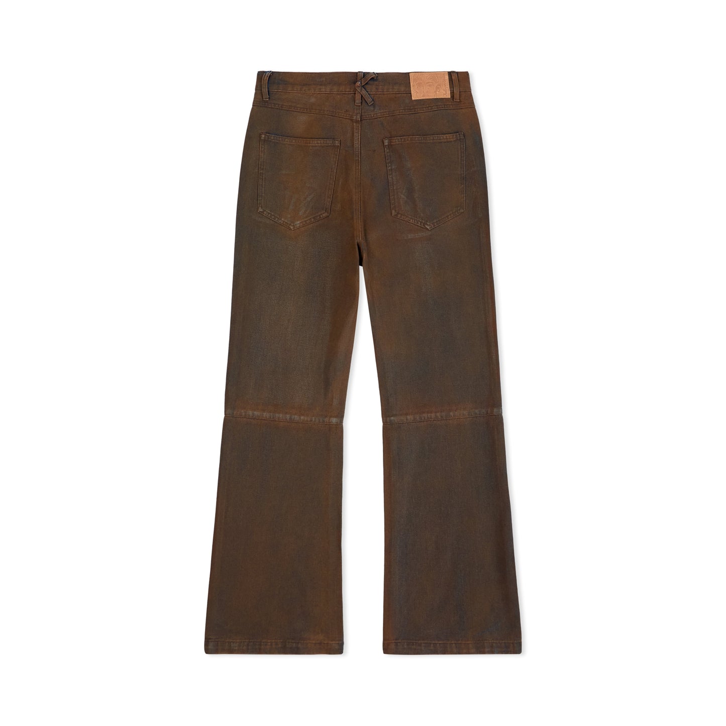 Mud Washed Flare Pant [Brown]