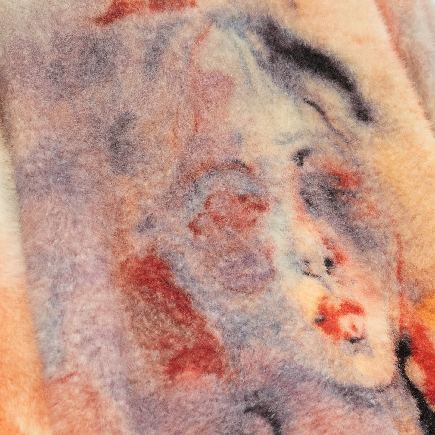 Watercolor Face Mohair Sweater [Multi]