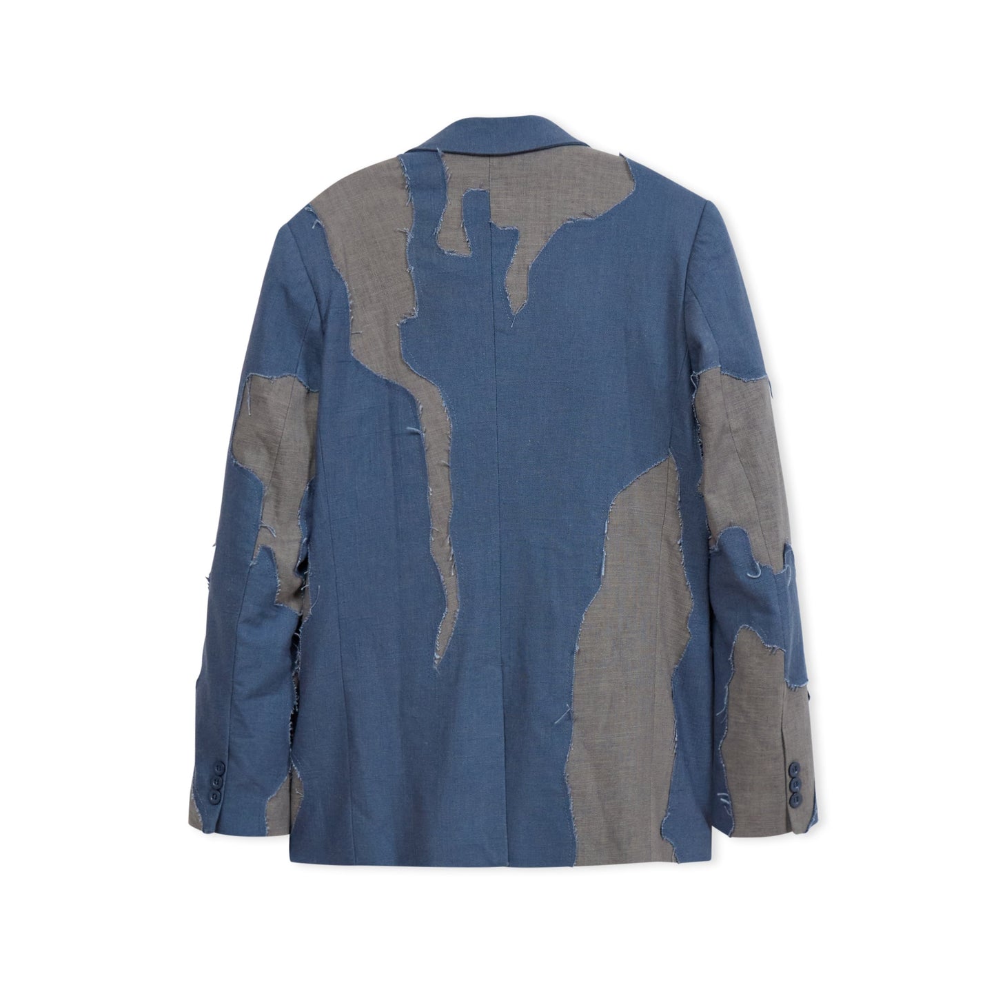 Torn & Restored Suit Top [Muted Purple]