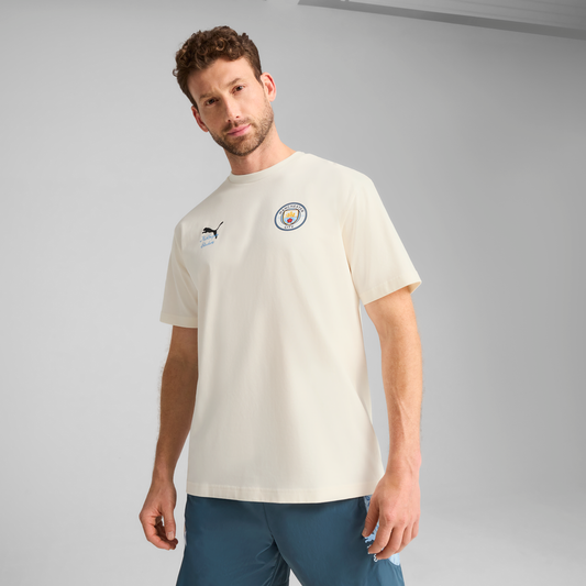 Man City FC TEE [Warm White/PUMA Black]