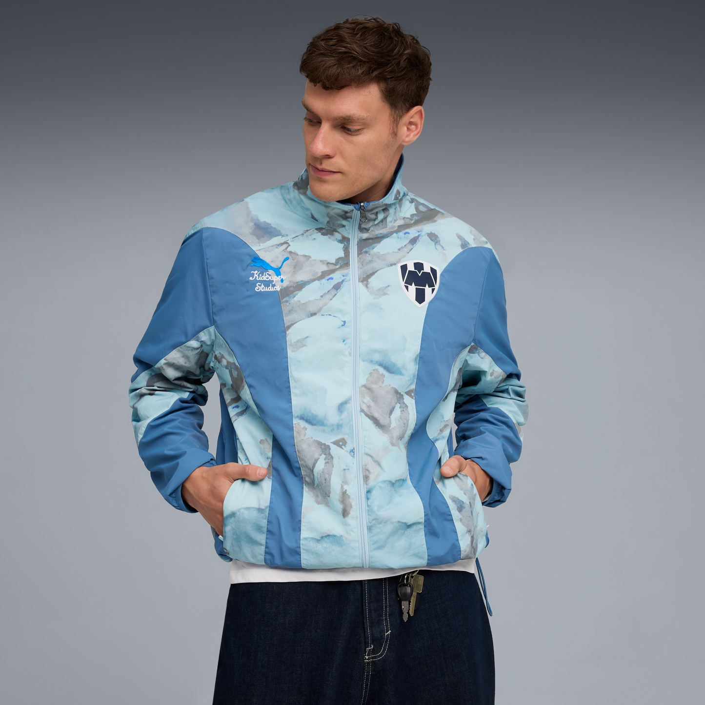 C.F. Monterrey REVERSIBLE JACKET [Blue Horizon/Electro Royal]