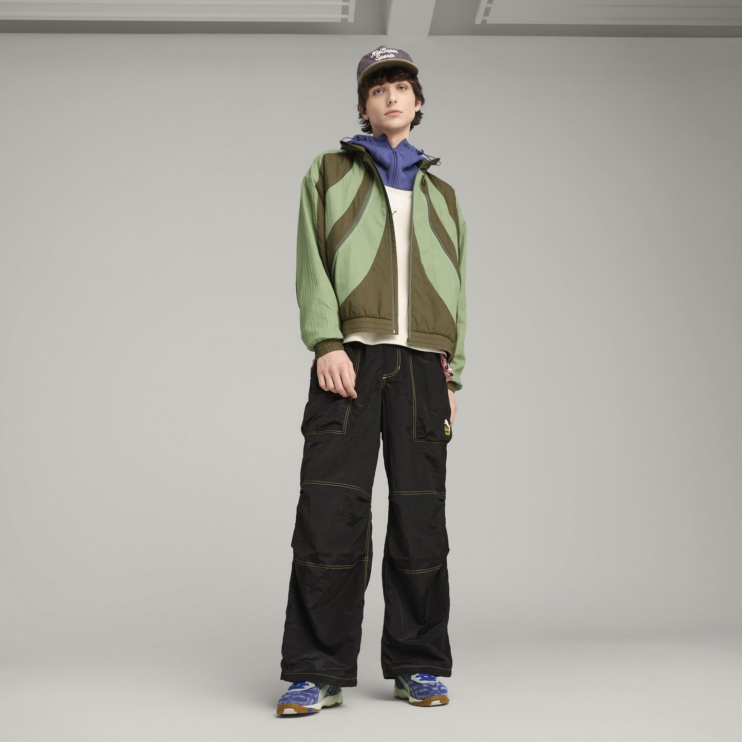 PUMA X KIDSUPER WINDBREAKER [Dusty Green]