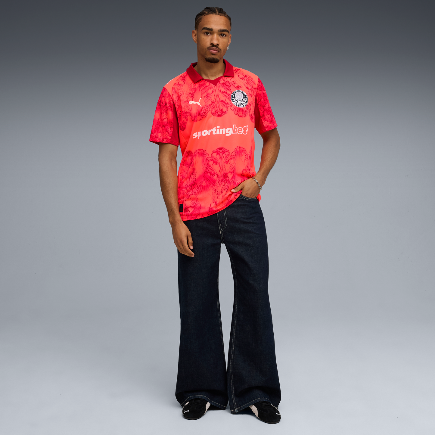 SE Palmeiras Jersey Replica [Glowing Red/Dark Crimson]