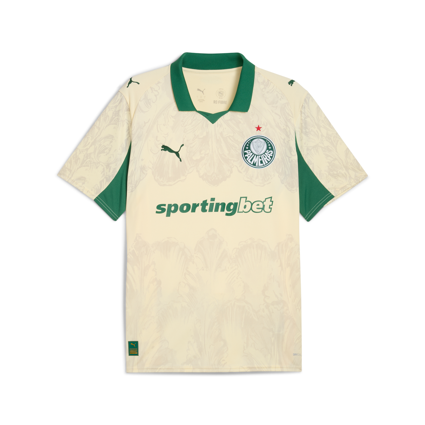 SE Palmeiras Jersey Replica [Creamy Vanilla/Vine]