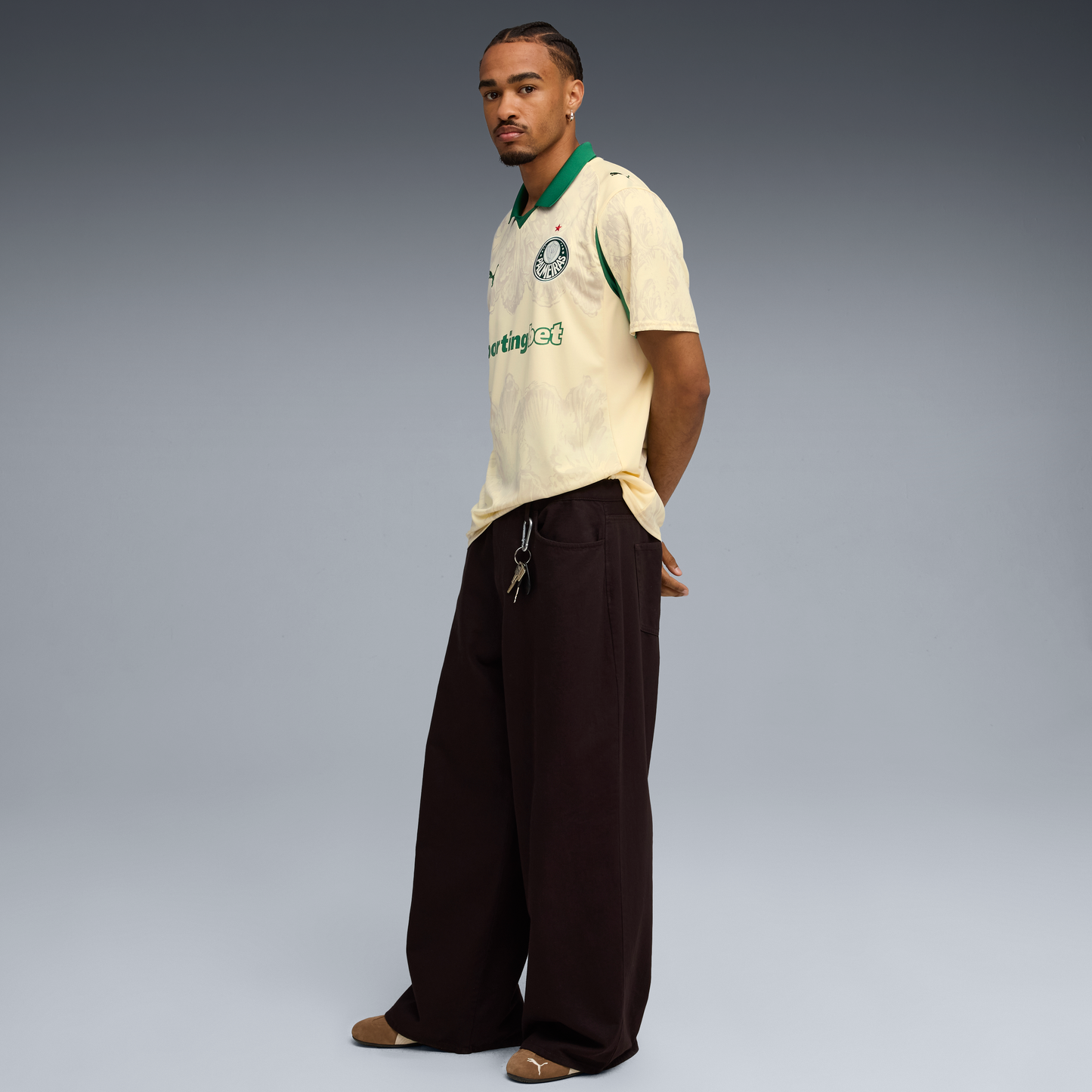 SE Palmeiras Jersey Replica [Creamy Vanilla/Vine]