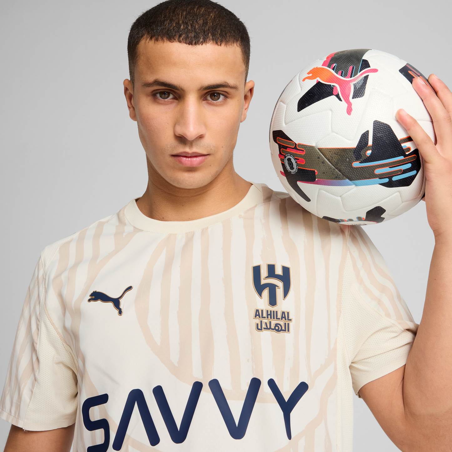 Al-Hilal Saudi FC Jersey Authentic [box] [Alpine Snow/Club Navy]