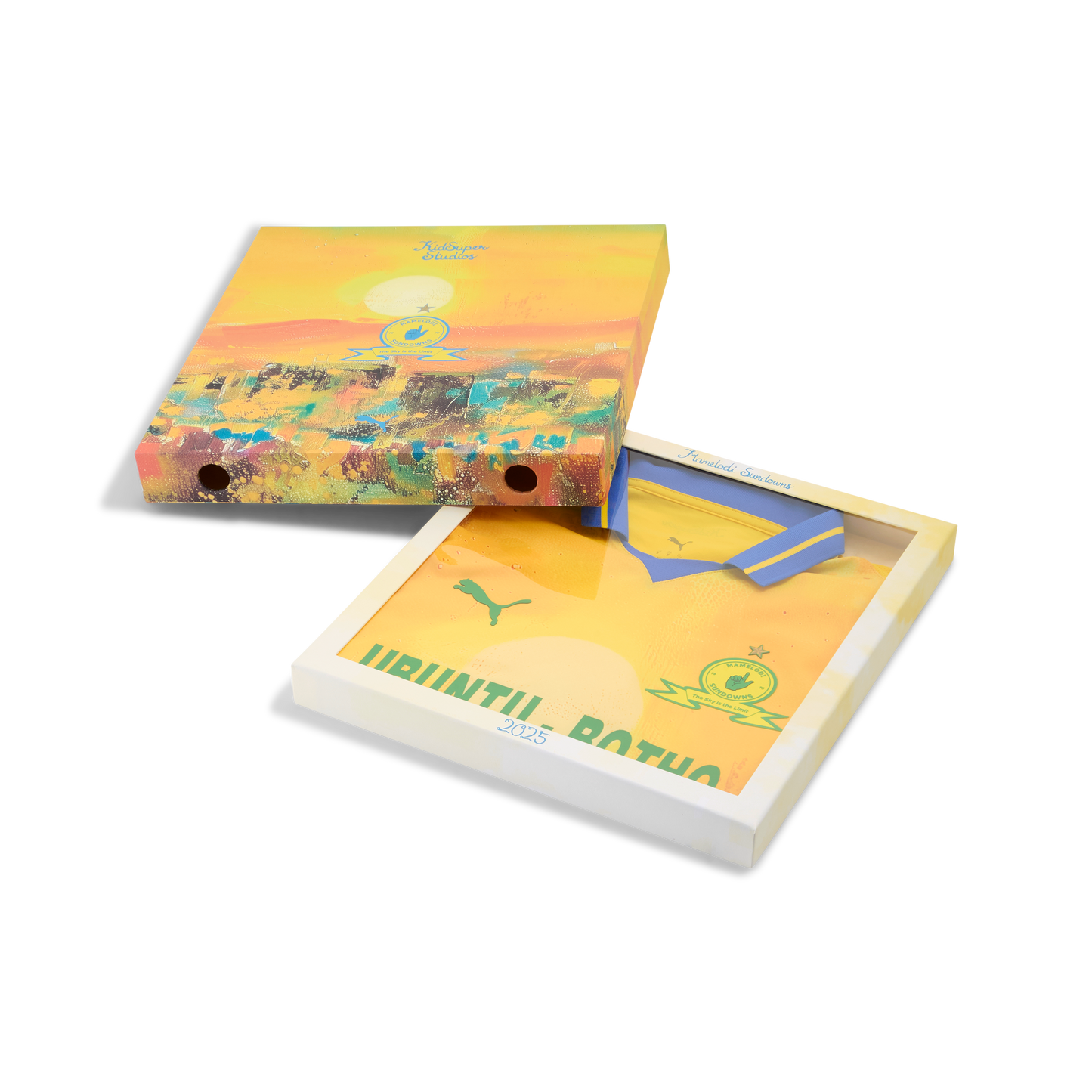 Mamelodi Sundowns F.C JERSEY AUTHENTIC [box][Pelé Yellow/Fast Green]