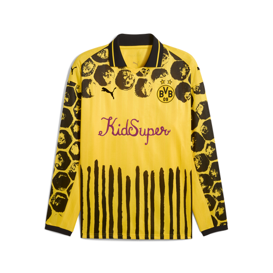 BVB Dortmund LS RETRO SHIRT [Faster Yellow/PUMA Black]
