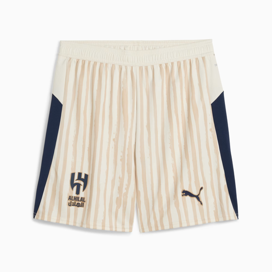 Al-Hilal Saudi FC Shorts Replica [Alpine Snow/Club Navy]