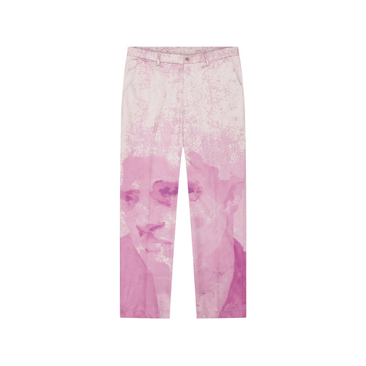 Suede Portrait Suit Pant [Pink]