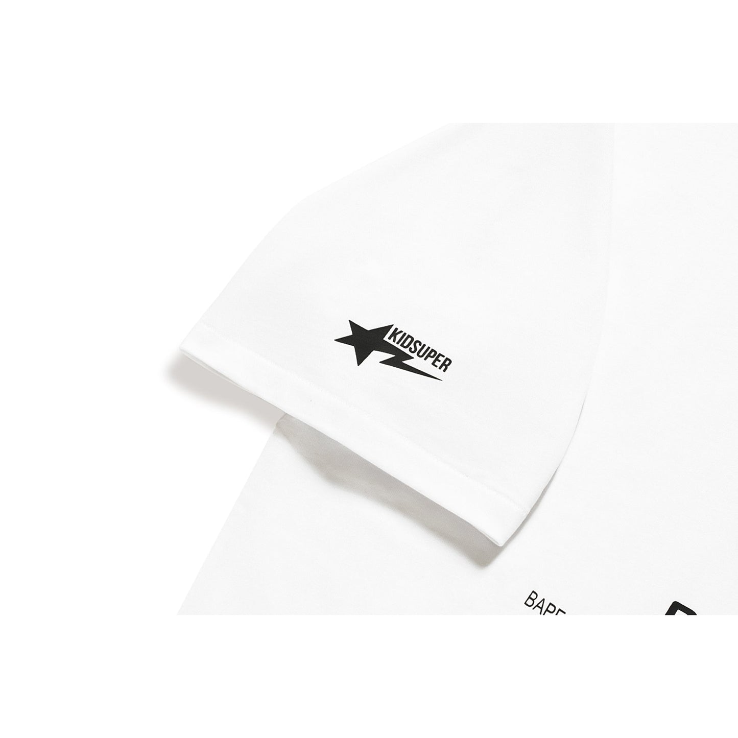 BAPE X KIDSUPER BAPEISM LOGO TEE [WHITE]