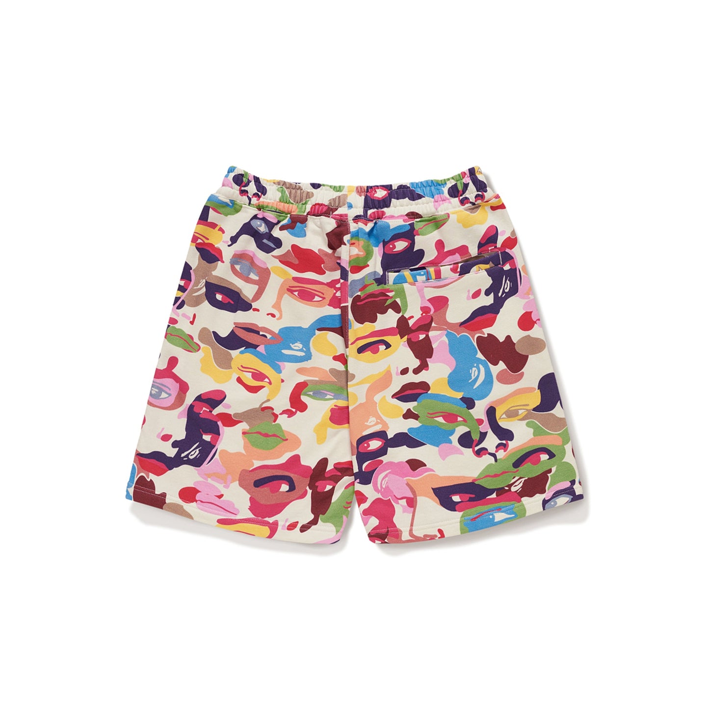 BAPE X KIDSUPER CAMO SWEAT SHORTS [MULTI]