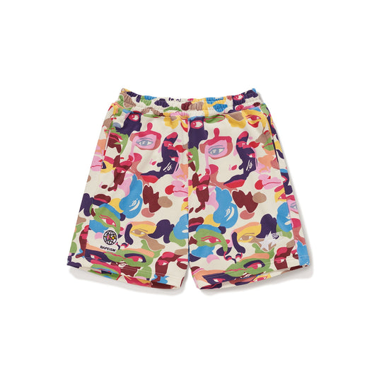 BAPE X KIDSUPER CAMO SWEAT SHORTS [MULTI]
