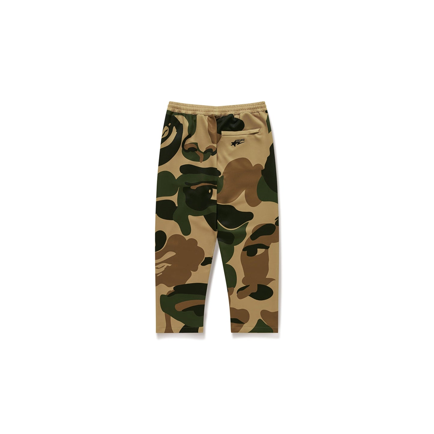 BAPE X KIDSUPER PATCHWORK TRACKPANTS [GREEN]
