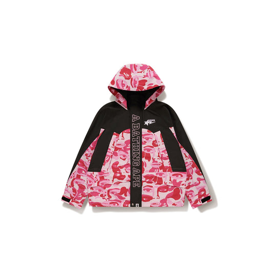BAPE X KIDSUPER CAMO LIGHT SNOWBOARD JACKET [PINK]
