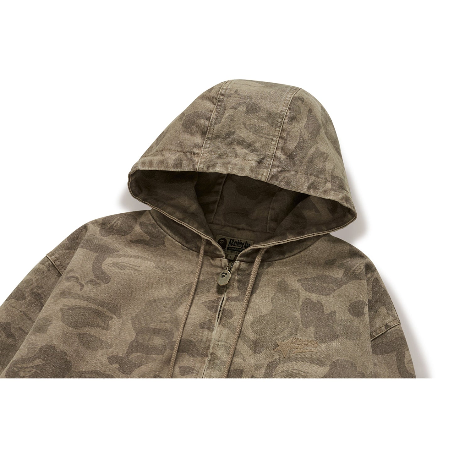 BAPE X KIDSUPER SOLID CAMO JACQUARD JACKET [BEIGE]
