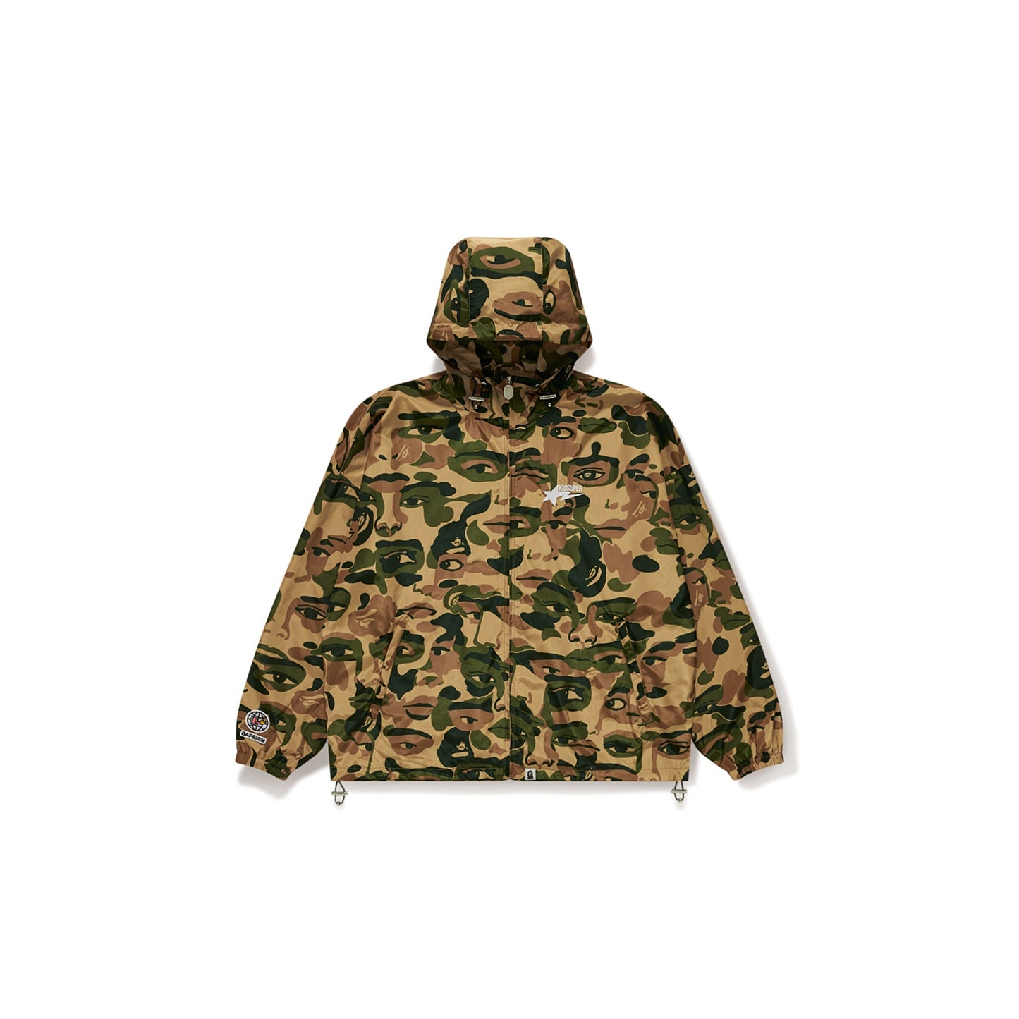 BAPE X KIDSUPER CAMO LIGHTWEIGHT JACKET [GREEN]