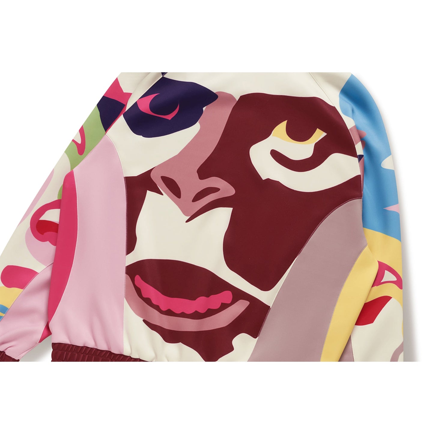 BAPE X KIDSUPER PATCHWORK TRACK JACKET [MULTI]