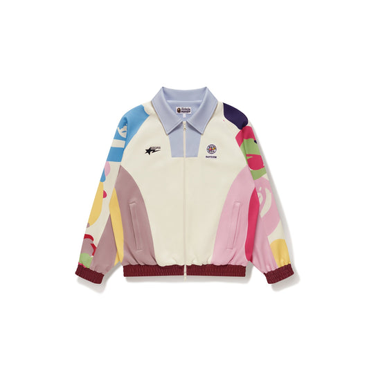 BAPE X KIDSUPER PATCHWORK TRACK JACKET [MULTI]