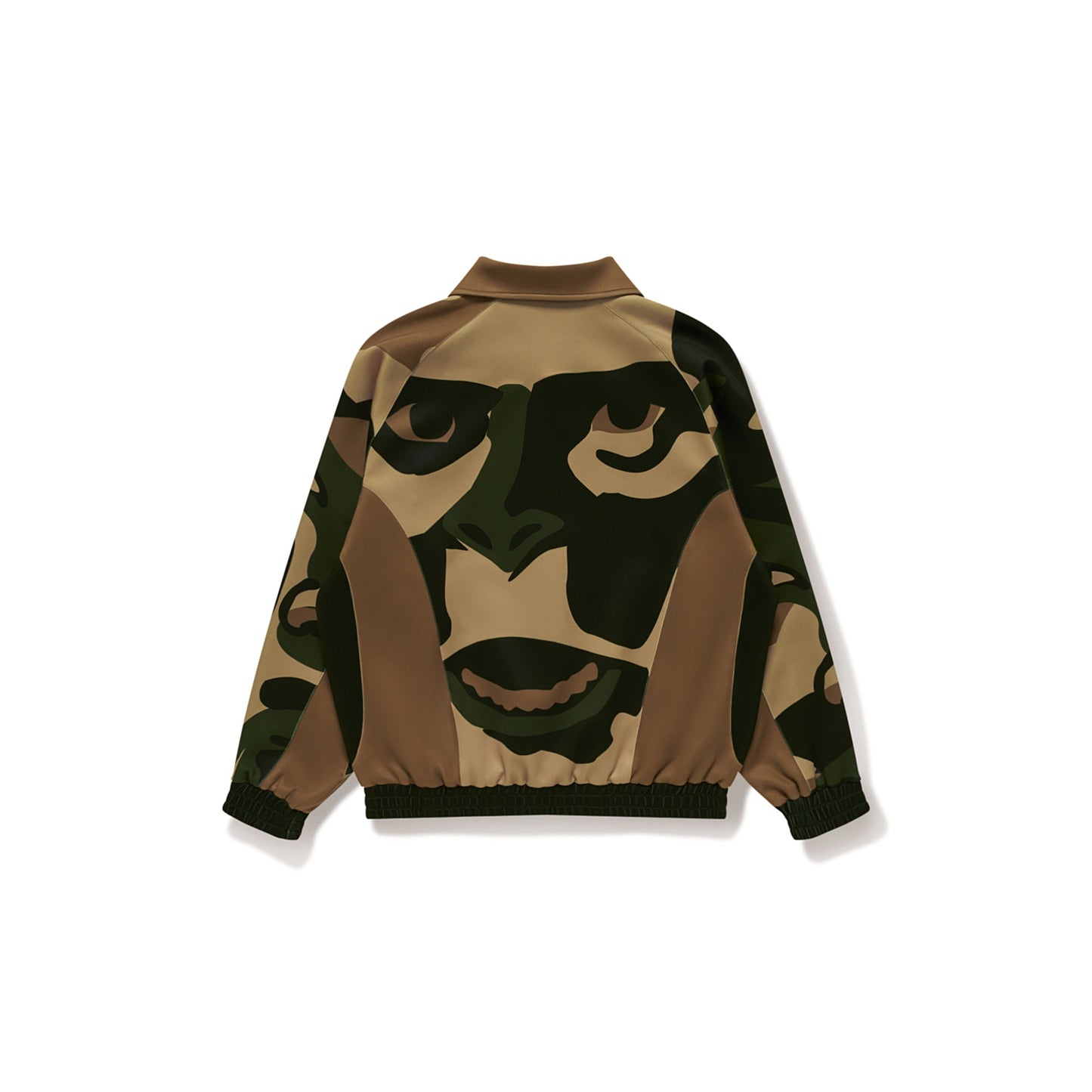 BAPE X KIDSUPER PATCHWORK TRACK JACKET [GREEN]