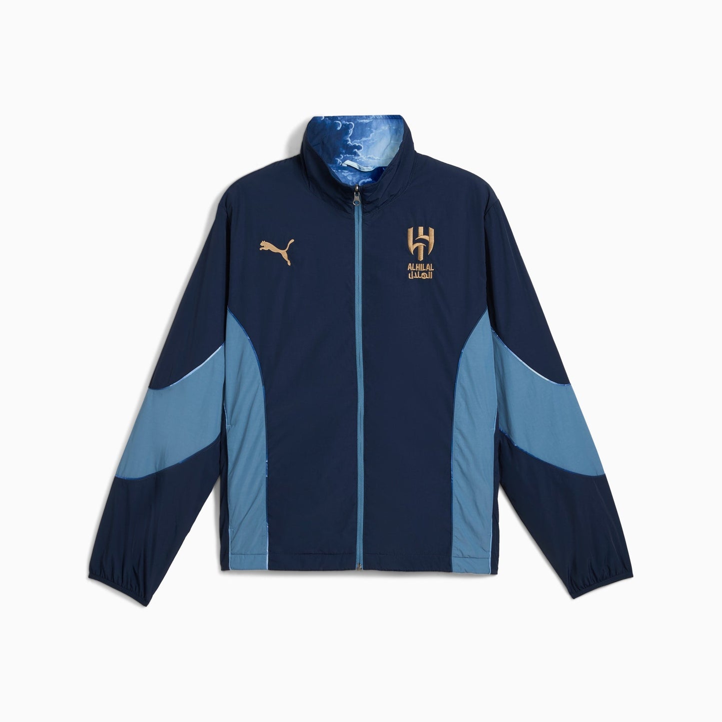 Al-Hilal Saudi FC REVERSIBLE JACKET [Club Navy/PUMA Gold]